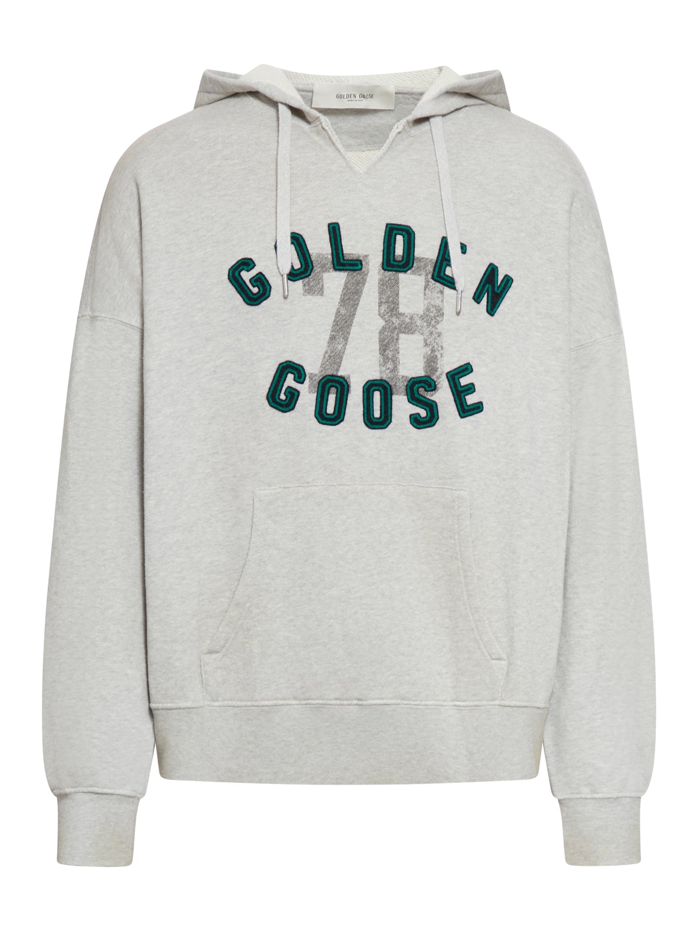 HOODIE WITH EMBROIDERED LOGO - Golden Goose Deluxe Brand - Man