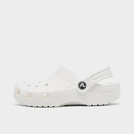 Crocs Little Kids Classic Clog Shoes in White Size: 1