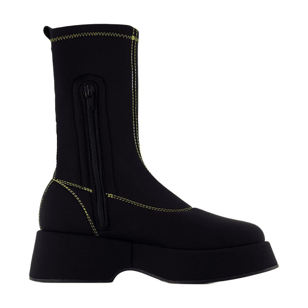 Ganni Retro Flatform Ankle Boots