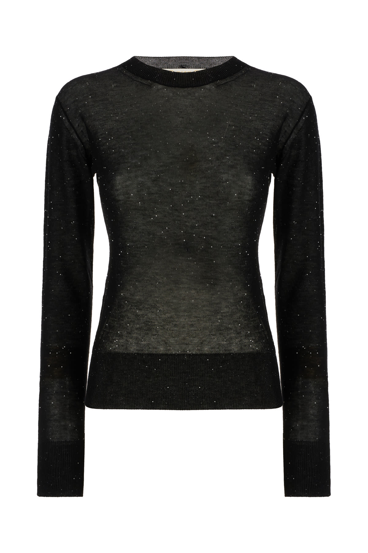 Genny Black Wool Blend Sweater