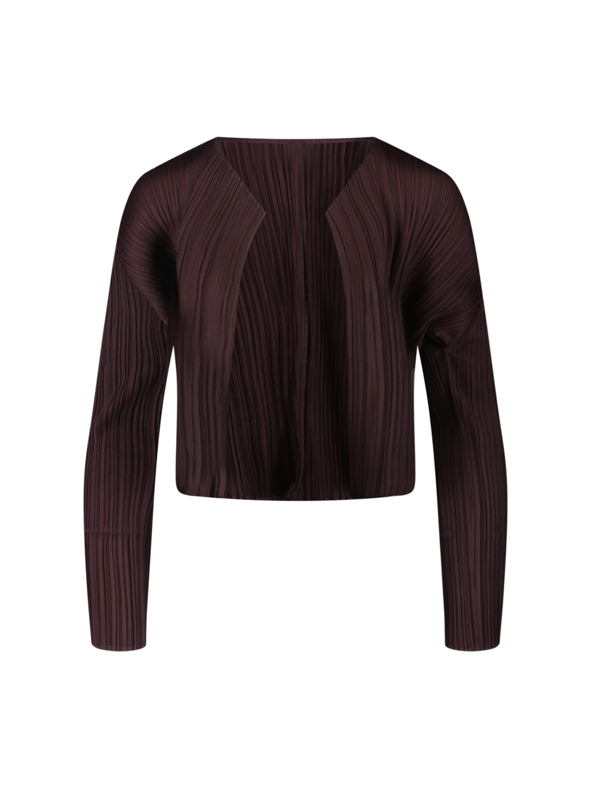 Pleats Please Issey Miyake Pleated Cardigan