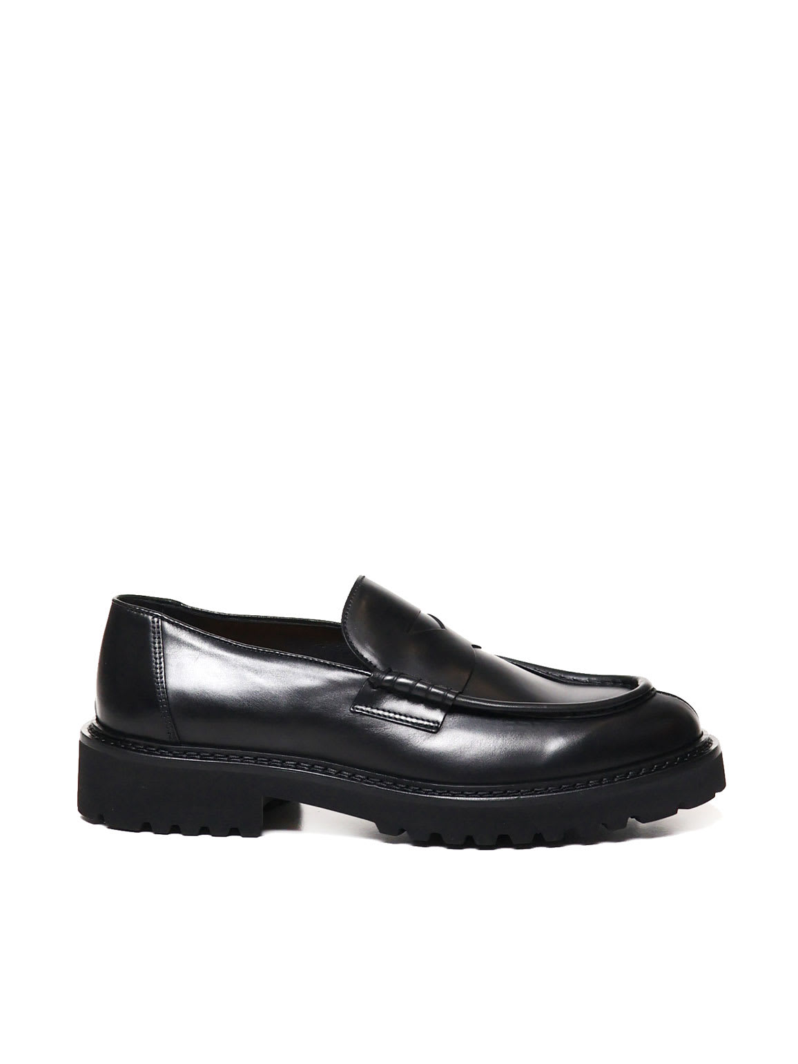 Doucal's Shiny Calfskin Loafers