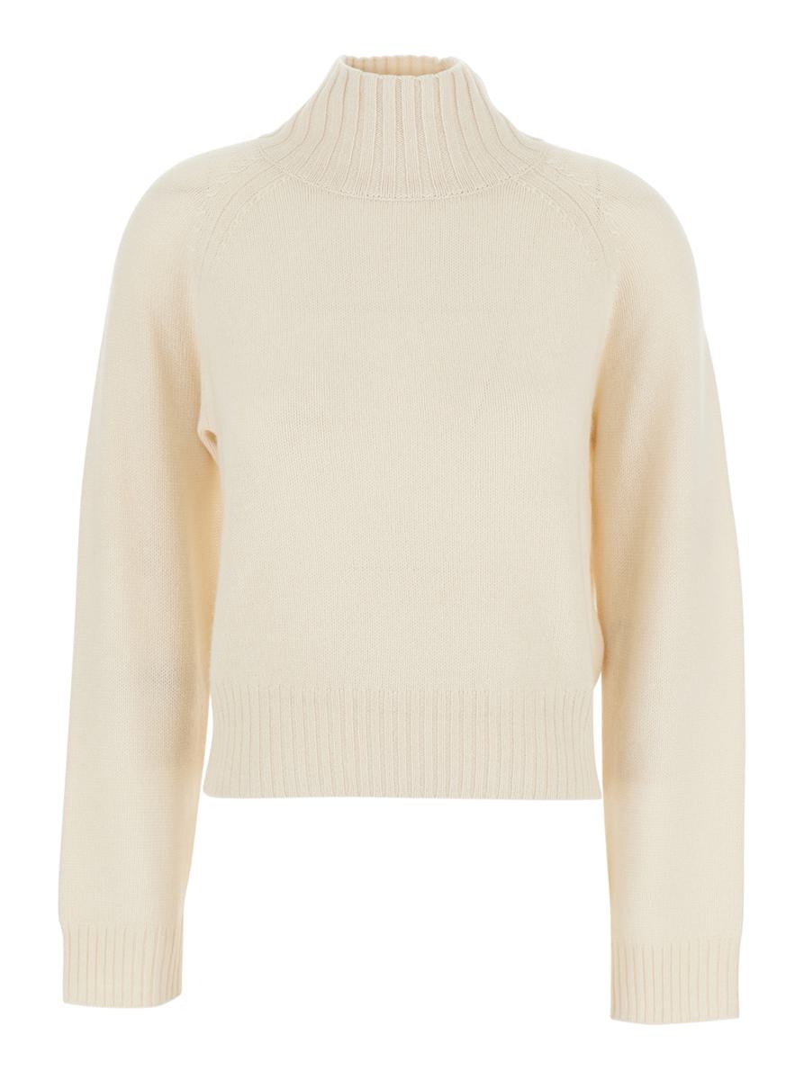 Mockneck Cashmere Pull