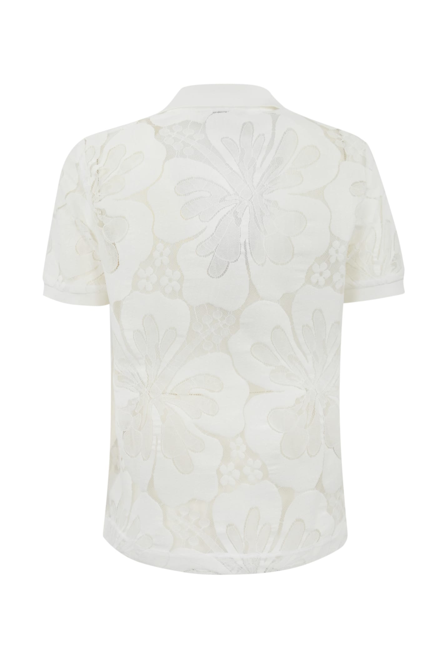 Max Mara Studio Romeo Lace Polo Shirt