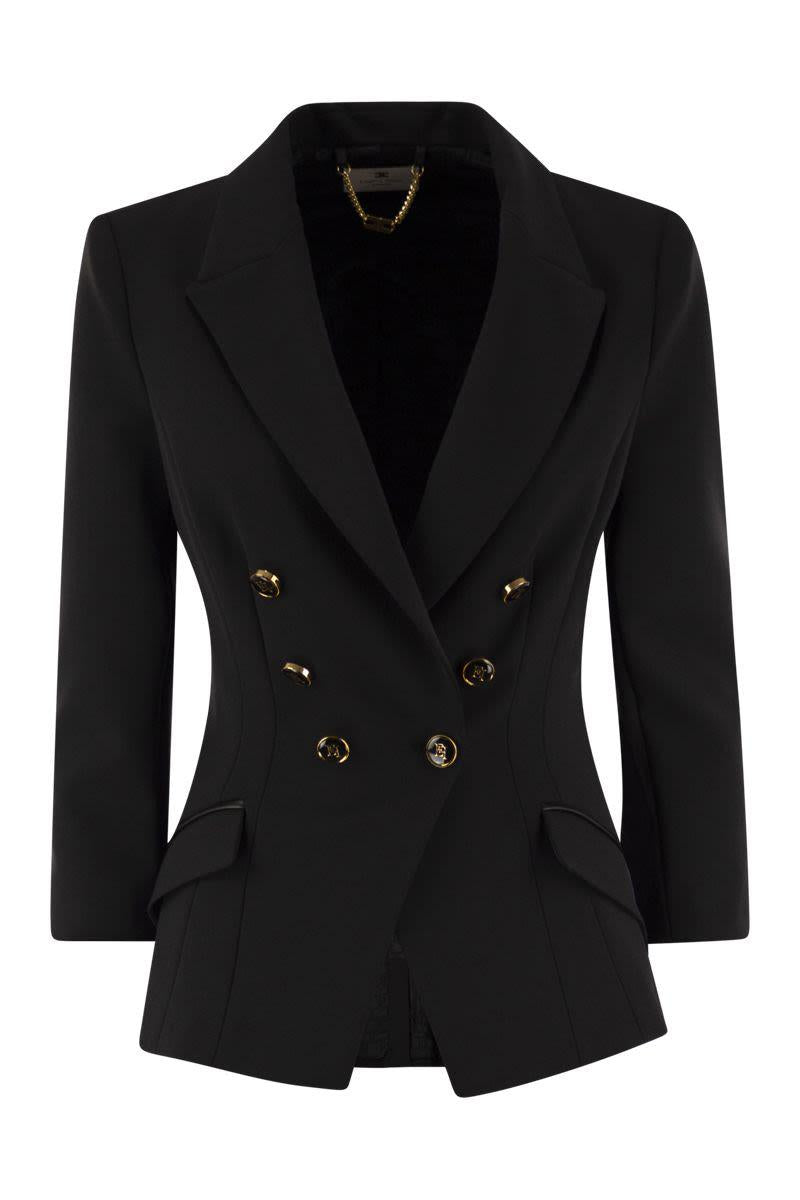 Elisabetta Franchi Double Crepe Blazer