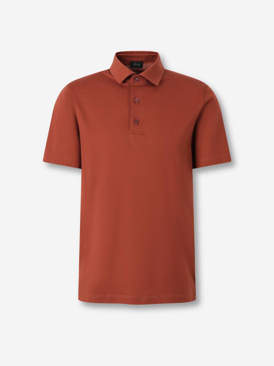 Brioni Cashmere Jersey Polo