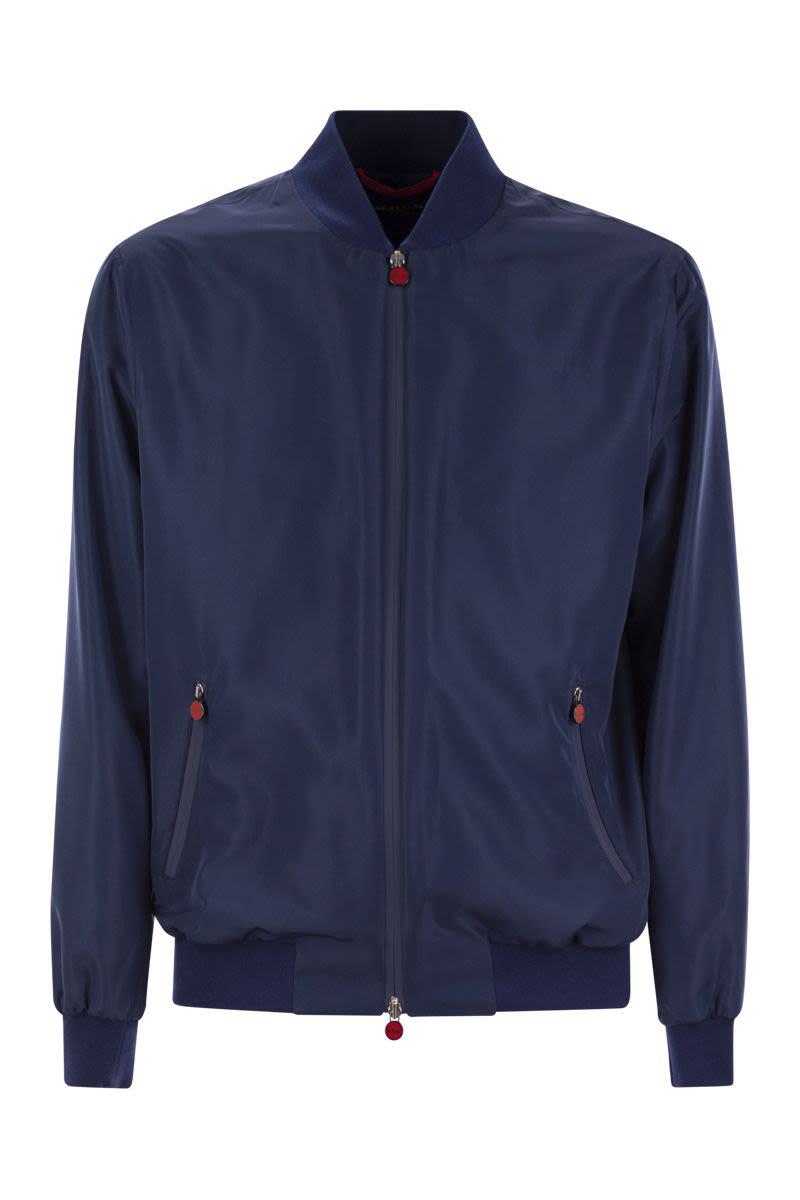 Kiton Sea - Bomber Jacket In Technical Fabric