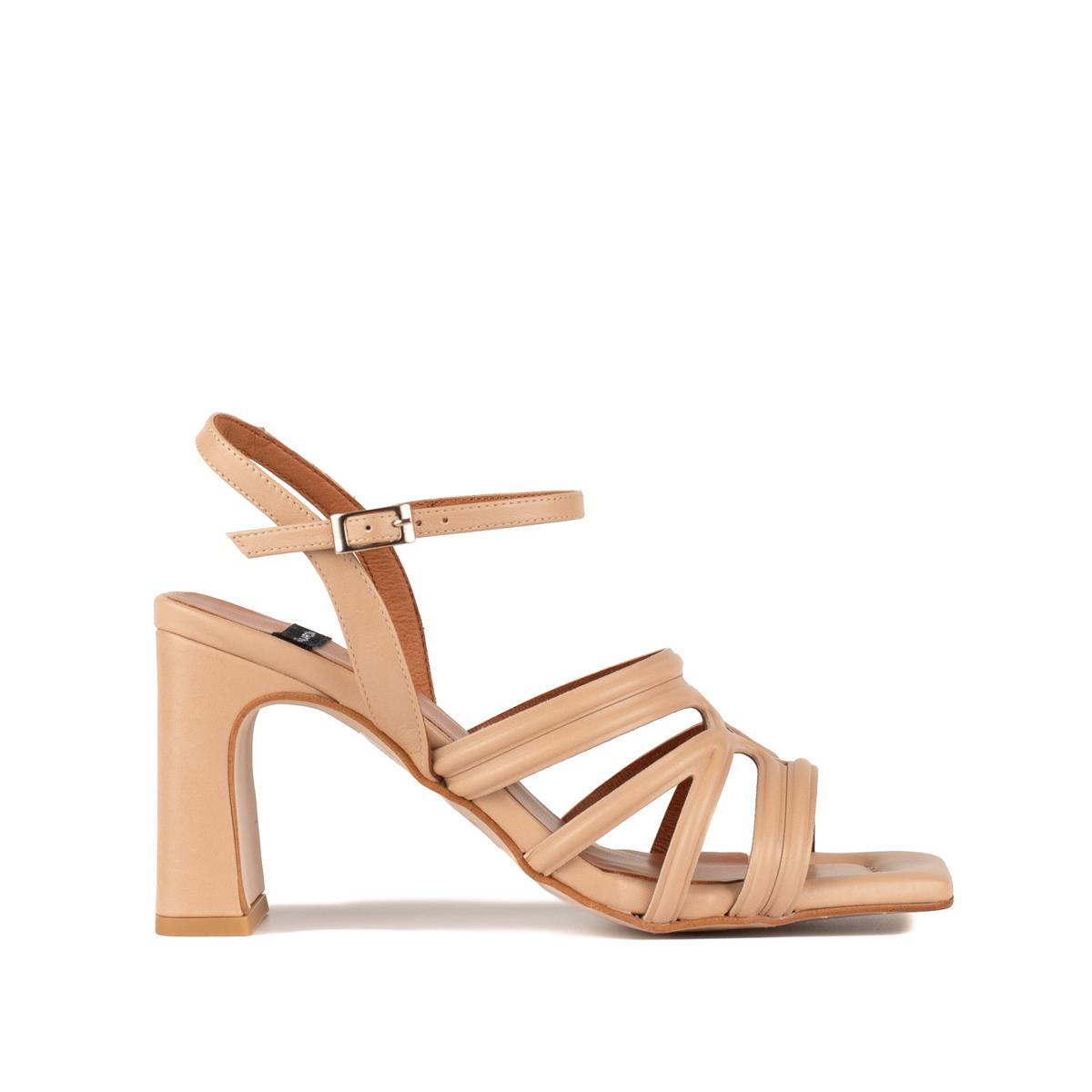 Angel Alarcon Palina Natural Heeled Sandal