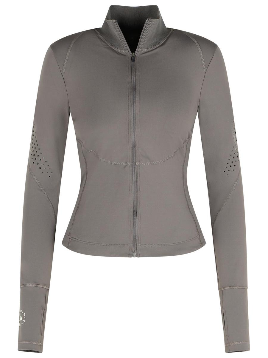 Adidas By Stella McCartney 'Tpr' Grey Polyamide Blend Sweatshirt