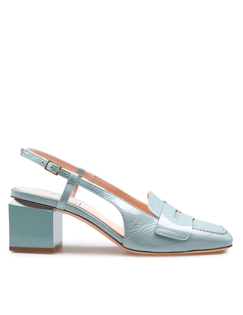 Agl Patent Leather Moccasin