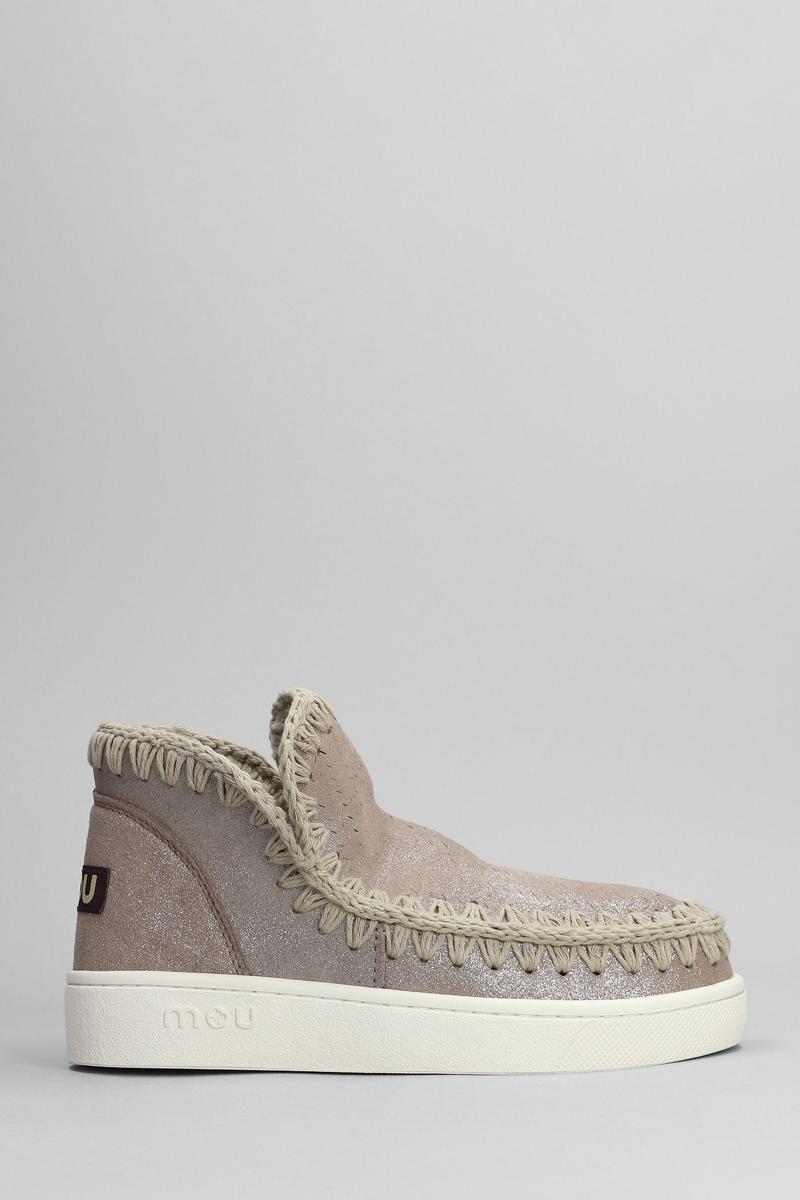 Mou Eskimo Sneaker Low Heels Ankle Boots
