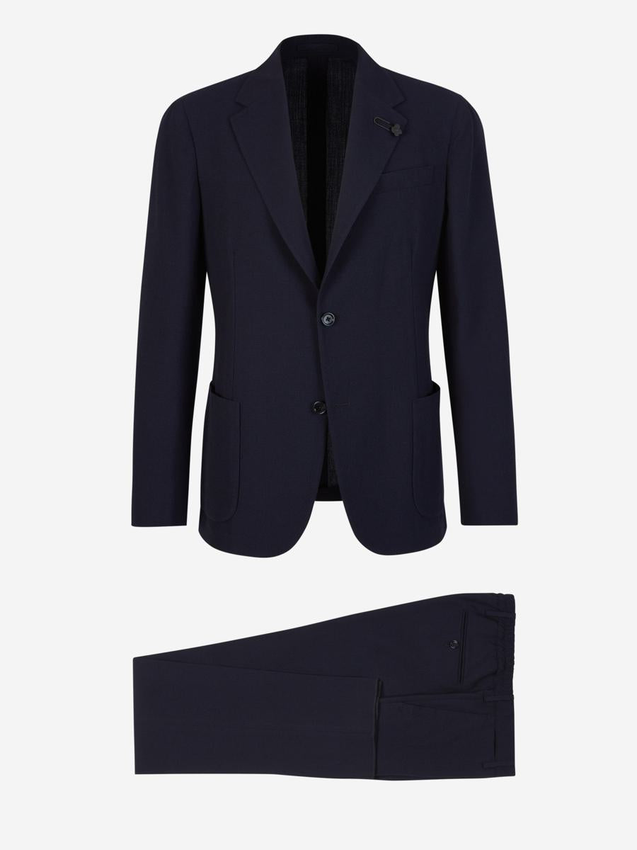 Lardini Textured Wool Suit