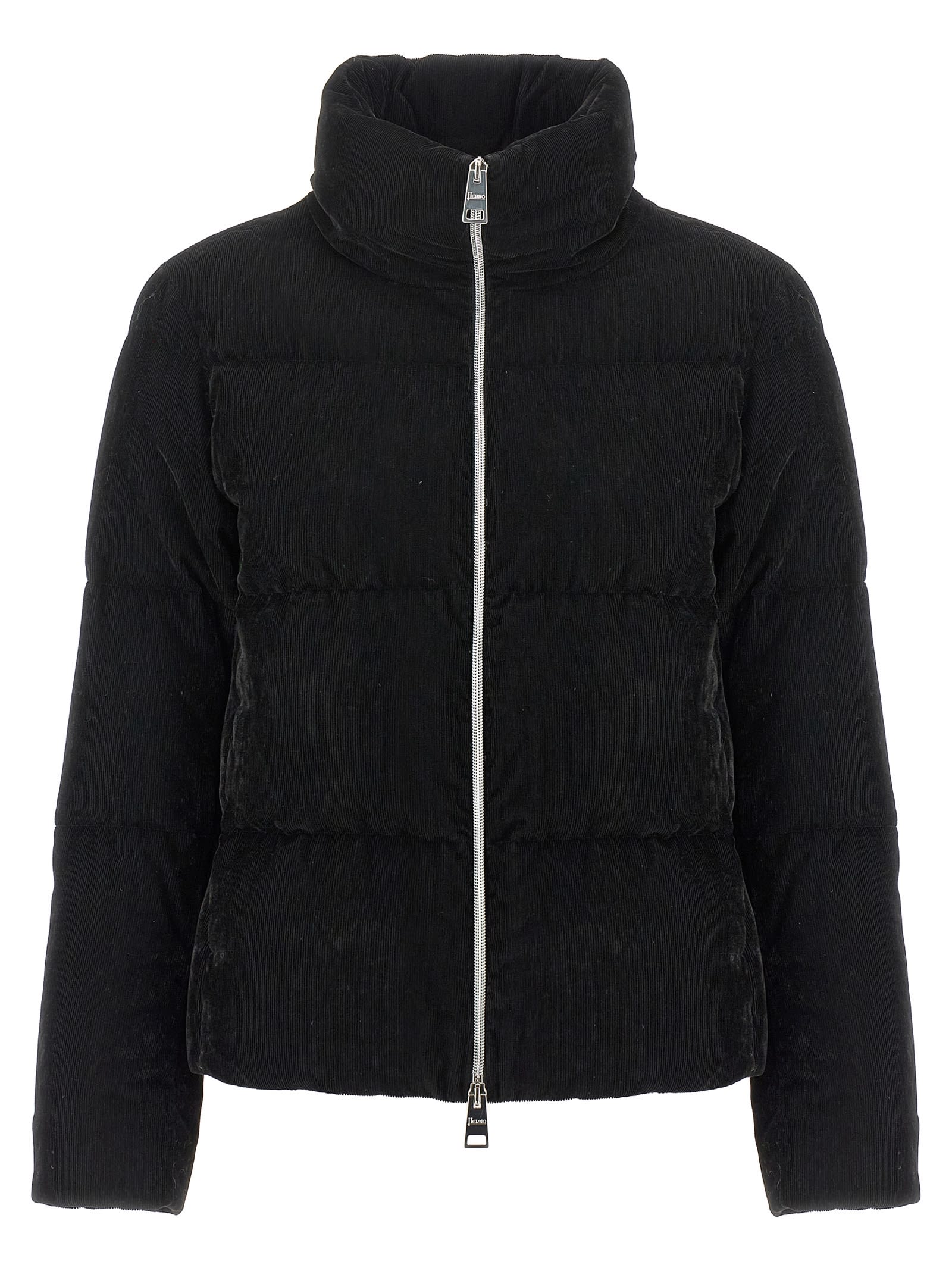 Herno resort - Bright Corduroy Bomber Jacket
