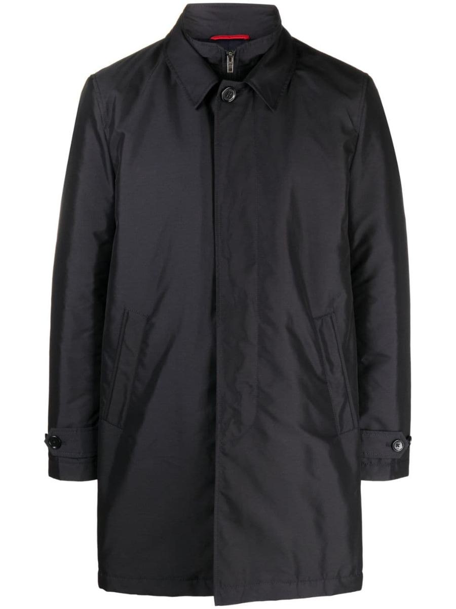 Fay Easy Morning Double Breasted Coat Clothing