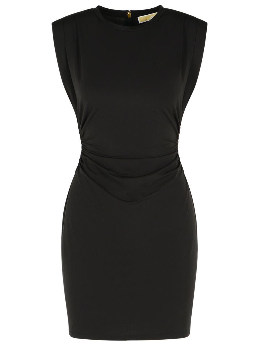 Michael Kors Black Viscose Blend Mini Dress