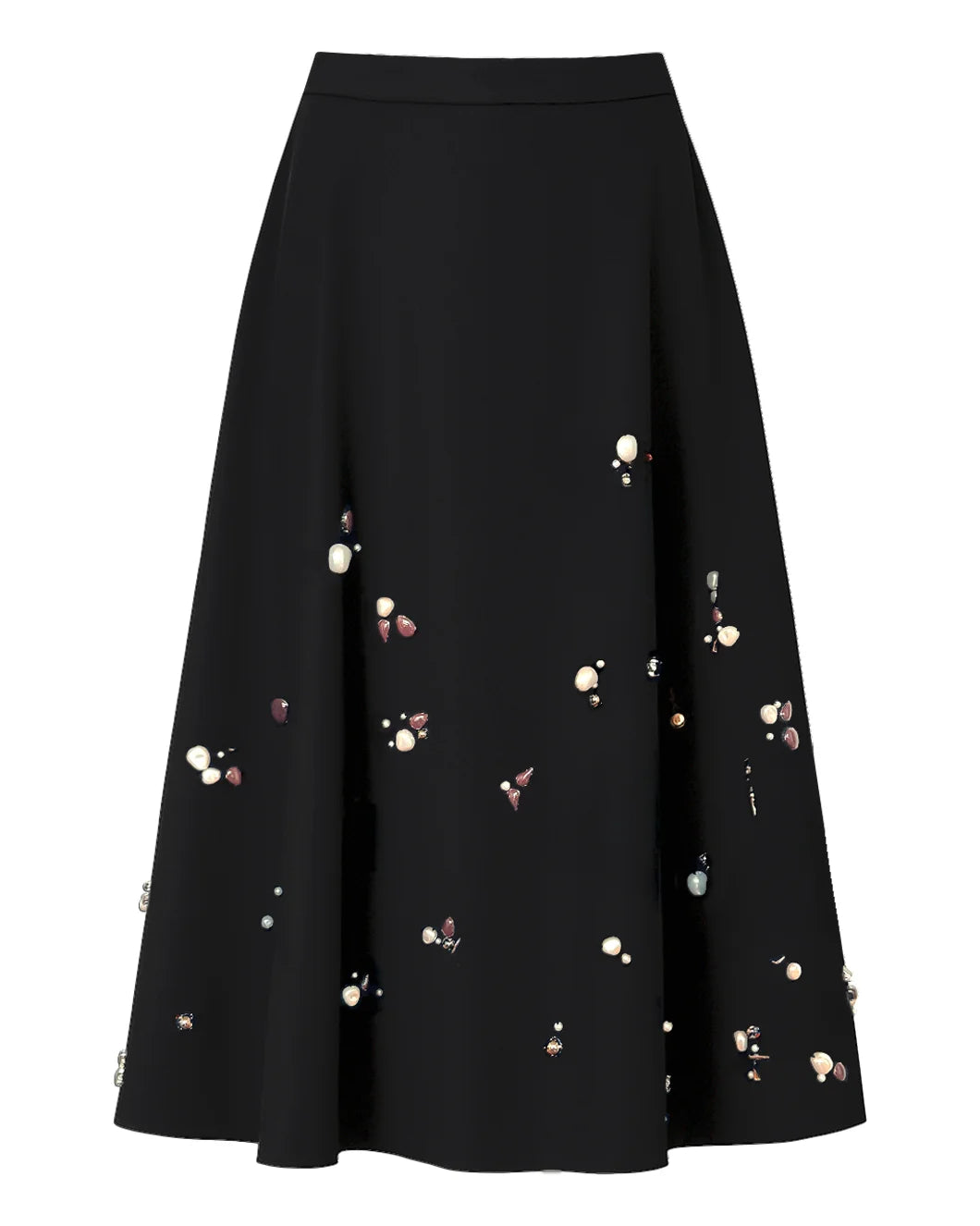 Poplin Power Skirt Pure Black