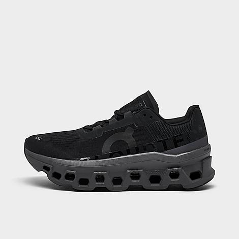 On Women's Cloudmster Running Shoes in Black Magnet Size: 5.5