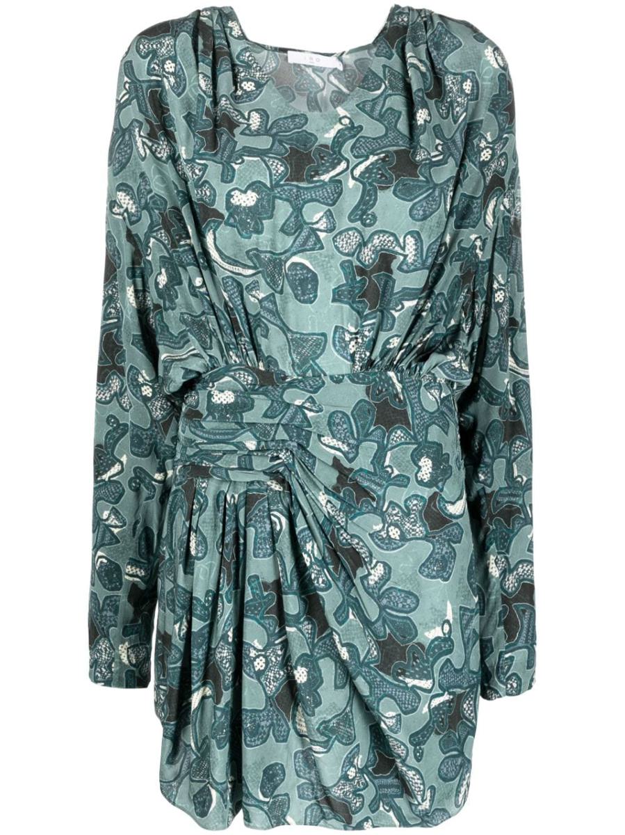 Iro Fontana Printed Short Dress