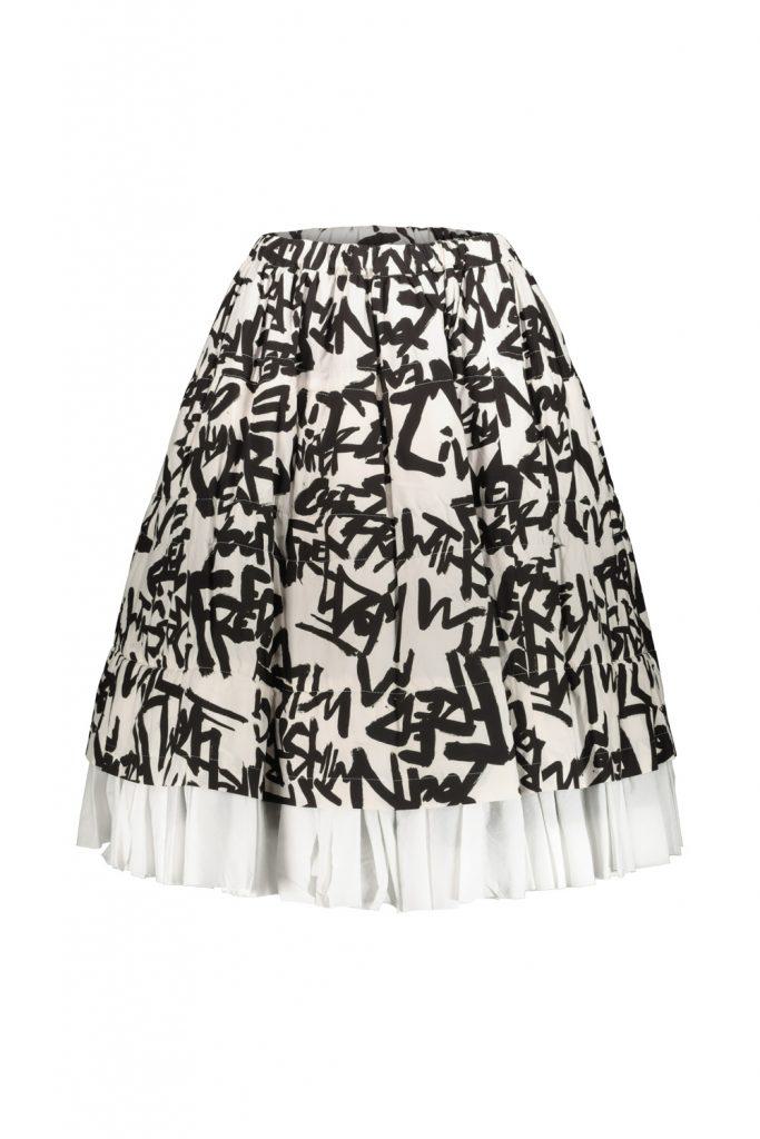Comme Des Garçons Multi-Layered Midi Skirt Clothing