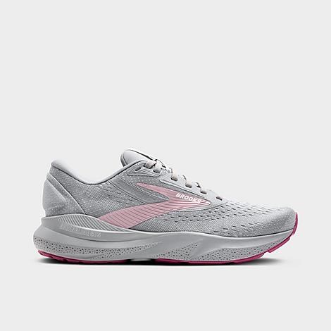 Brooks Women's Adrenaline GTS 24 Running Shoes in Alloy/White/Zephyr Size: 6.5