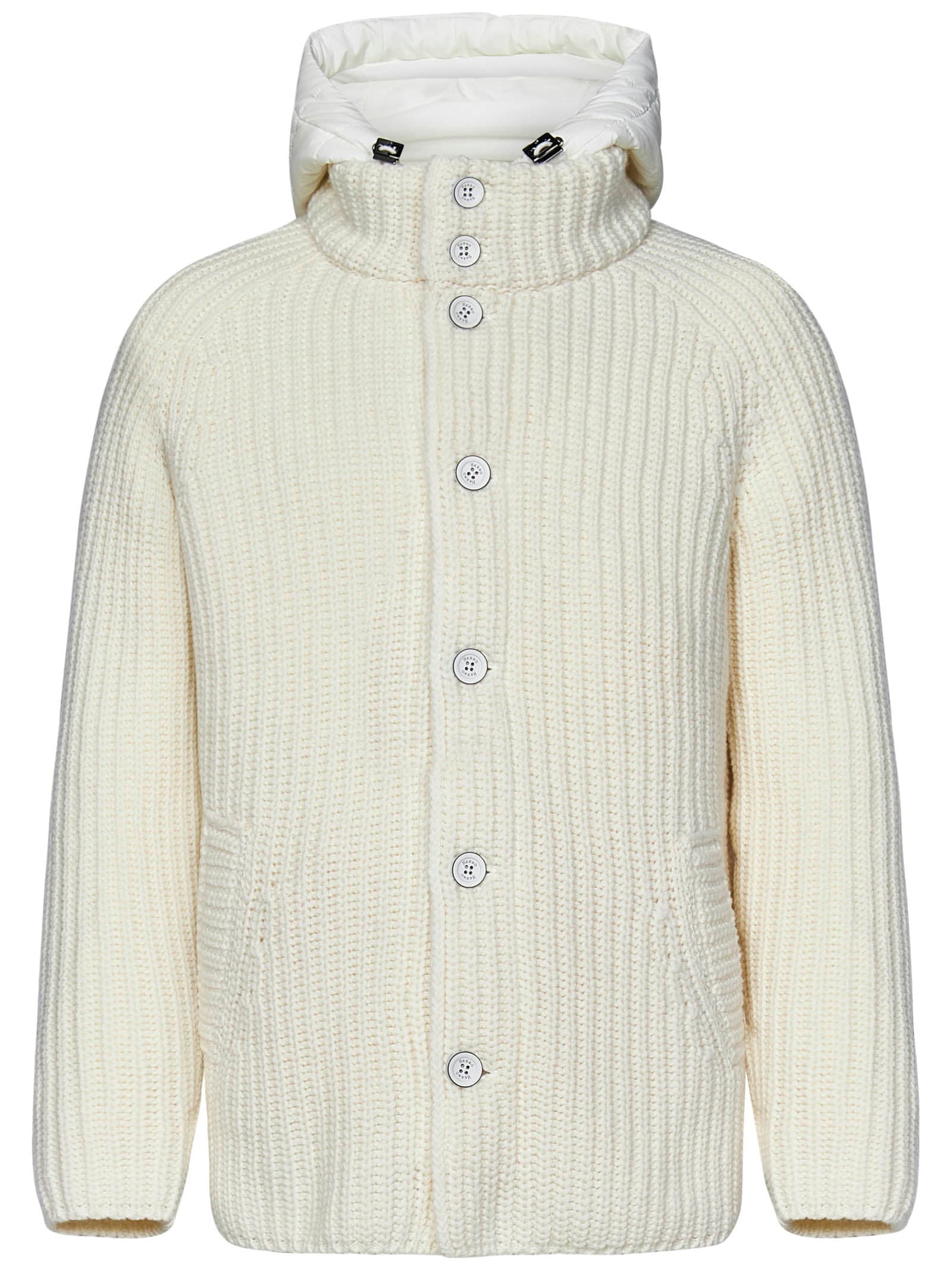 Herno Knitted Bomber Jacket
