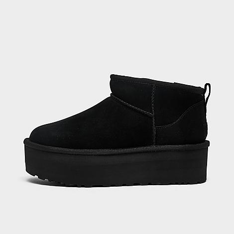 UGG Women's Classic Ultra Mini Platform Boots in Black Size: 6.0