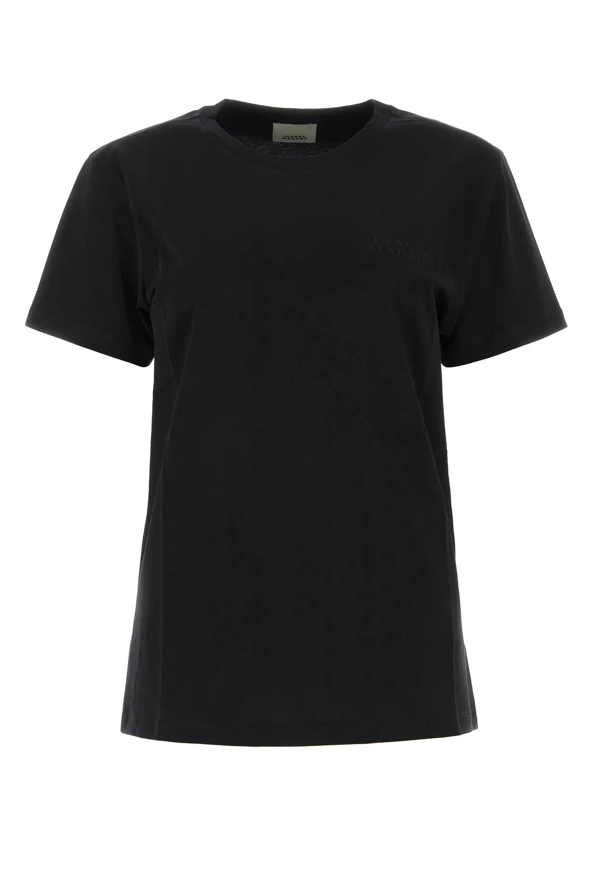 Isabel Marant Black Cotton Vidal T-shirt