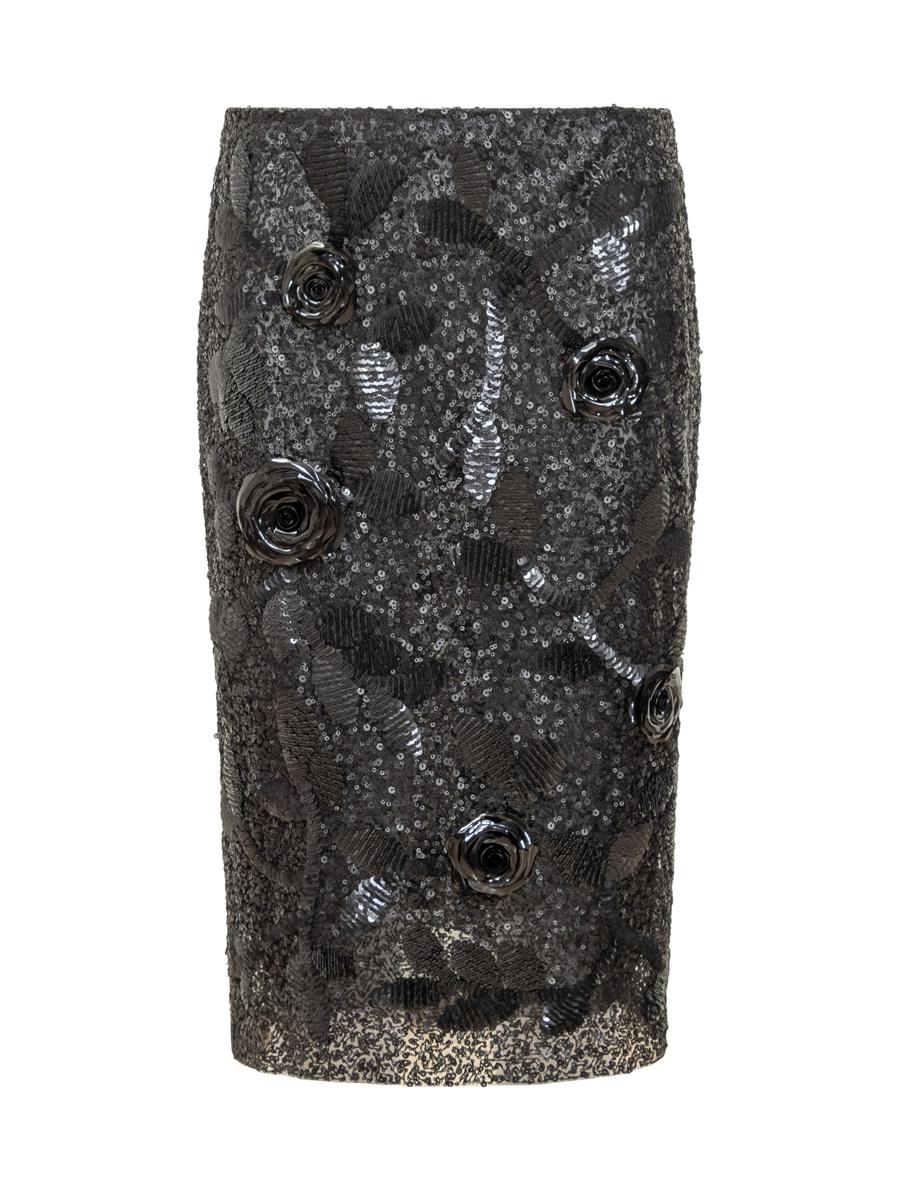Des_Phemmes Skirt With Floral Pattern