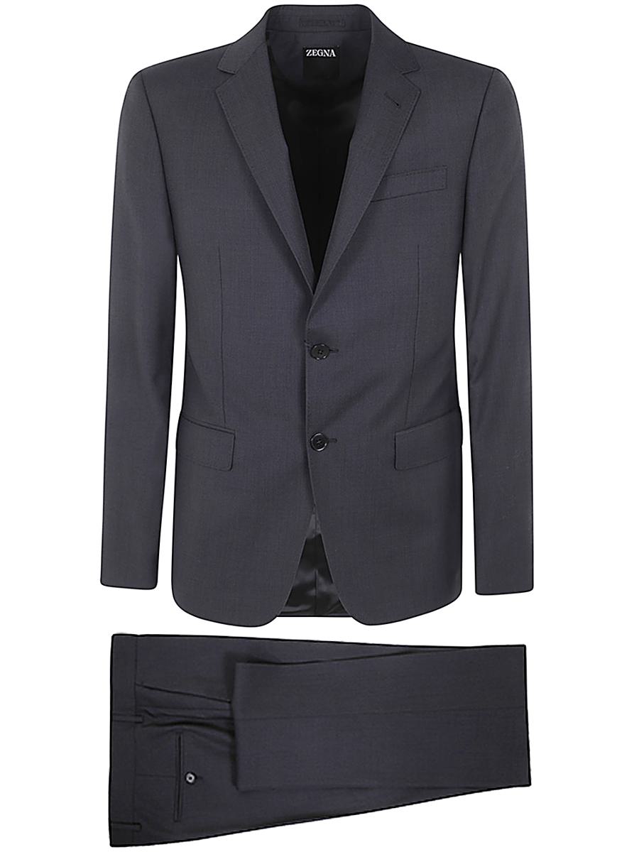 Zegna Pure Wool Suit Clothing