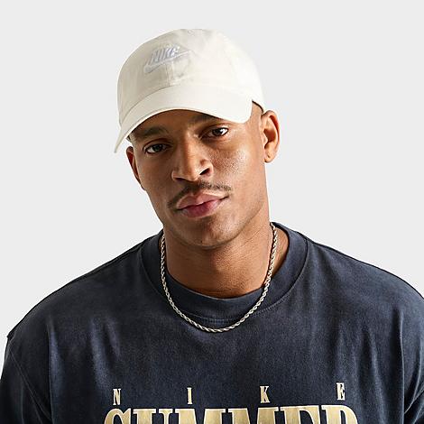 Nike Club Unstructured Futura Wash Strapback Hat in Sail/White Size: Small/Medium