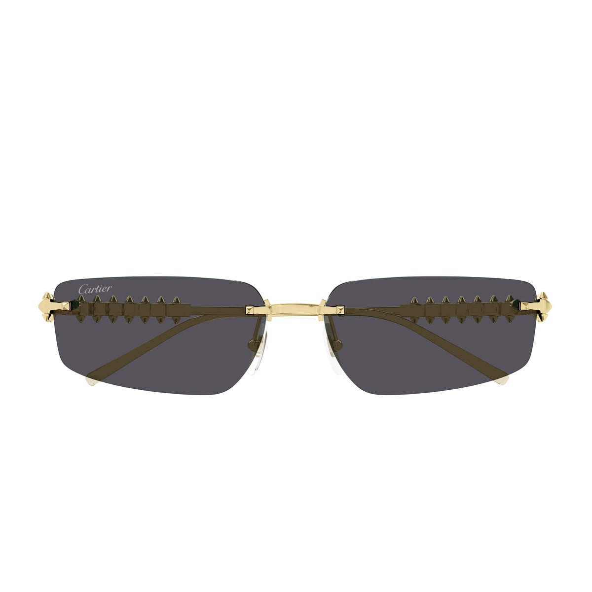 Cartier Eyewear Cartier Ct0544s Clash De Cartier 002 Gold Smoke Sunglasses