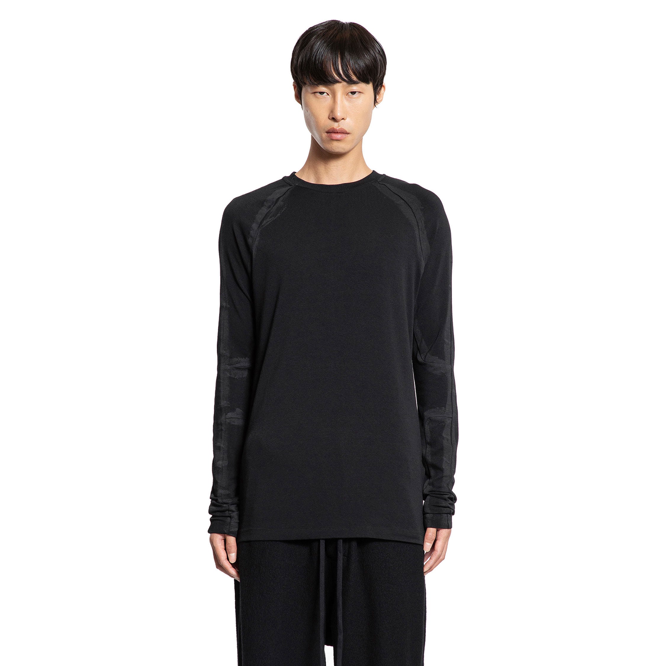 Stretch Cotton Modal Long Sleeve T-Shirt