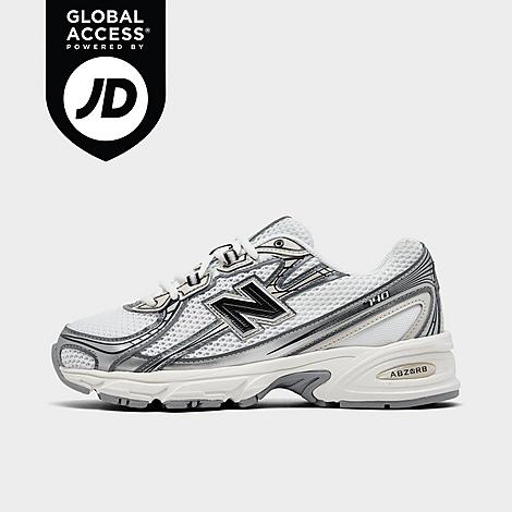 New Balance Women's 740 Casual Shoes in White/Linen/Black Size: 5.5