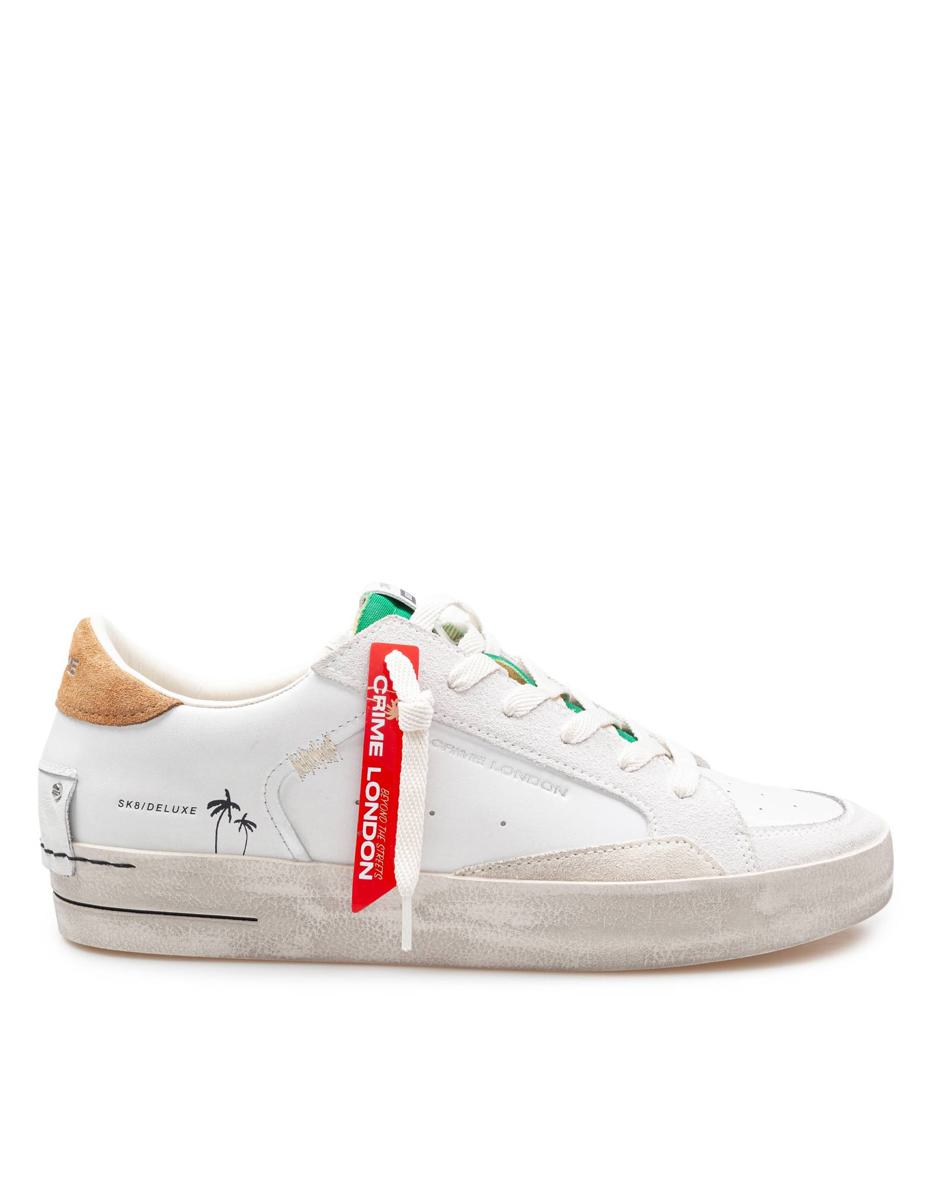 Crime London Leather Sneakers