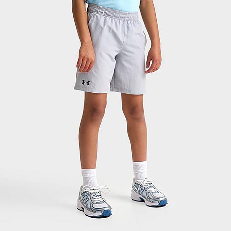 Under Armour Kids Woven Shorts in MOD GRAY Size: Small