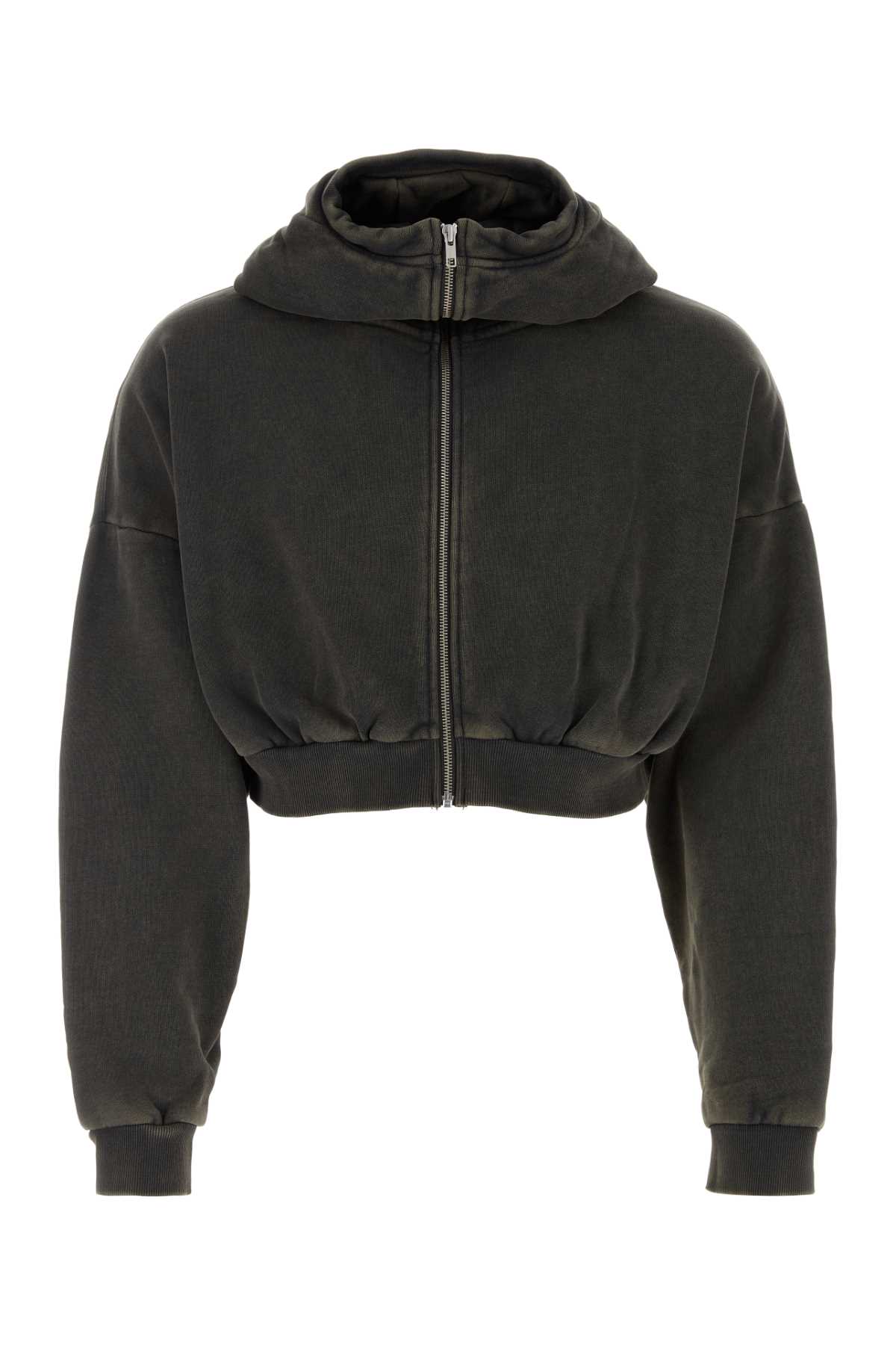 Entire Studios Charcoal Cotton Oversize Sweatshirt
