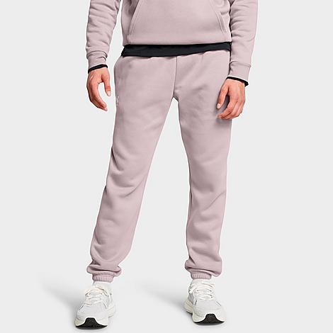 Under Armour Men's Essential Fleece Jogger Pants in Tetra Grey/White Size: Medium