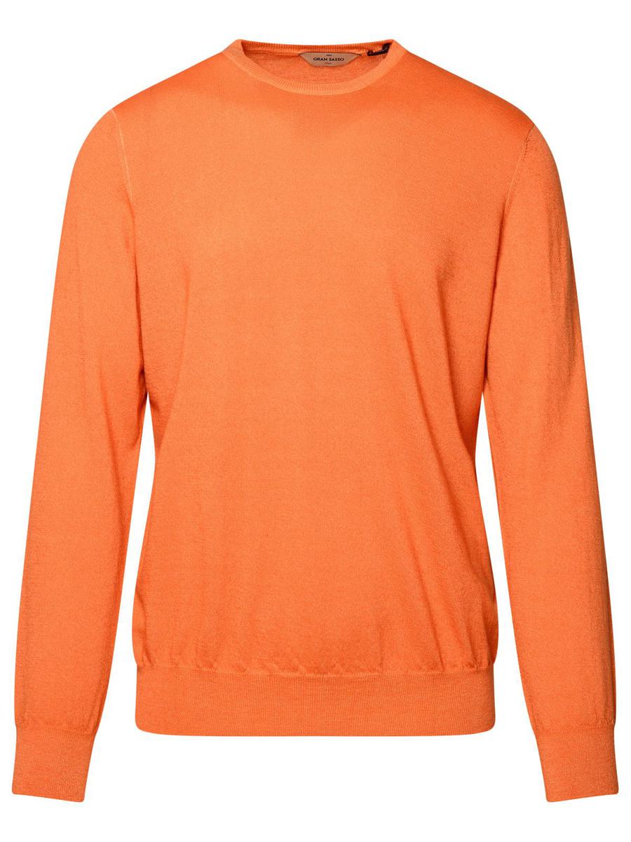 Gran Sasso Orange Cashmere Sweater