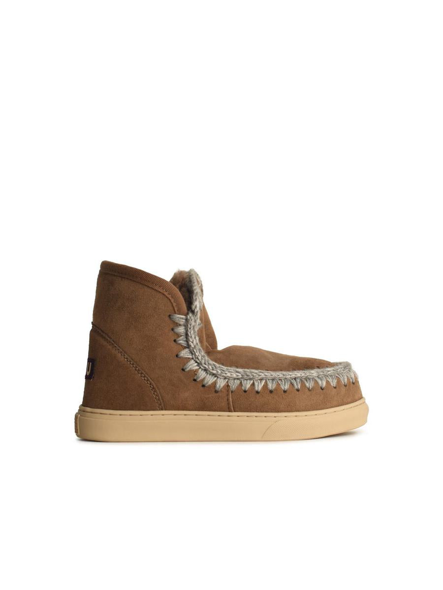 Mou Eskimo 'Sneaker' In Brown Leather