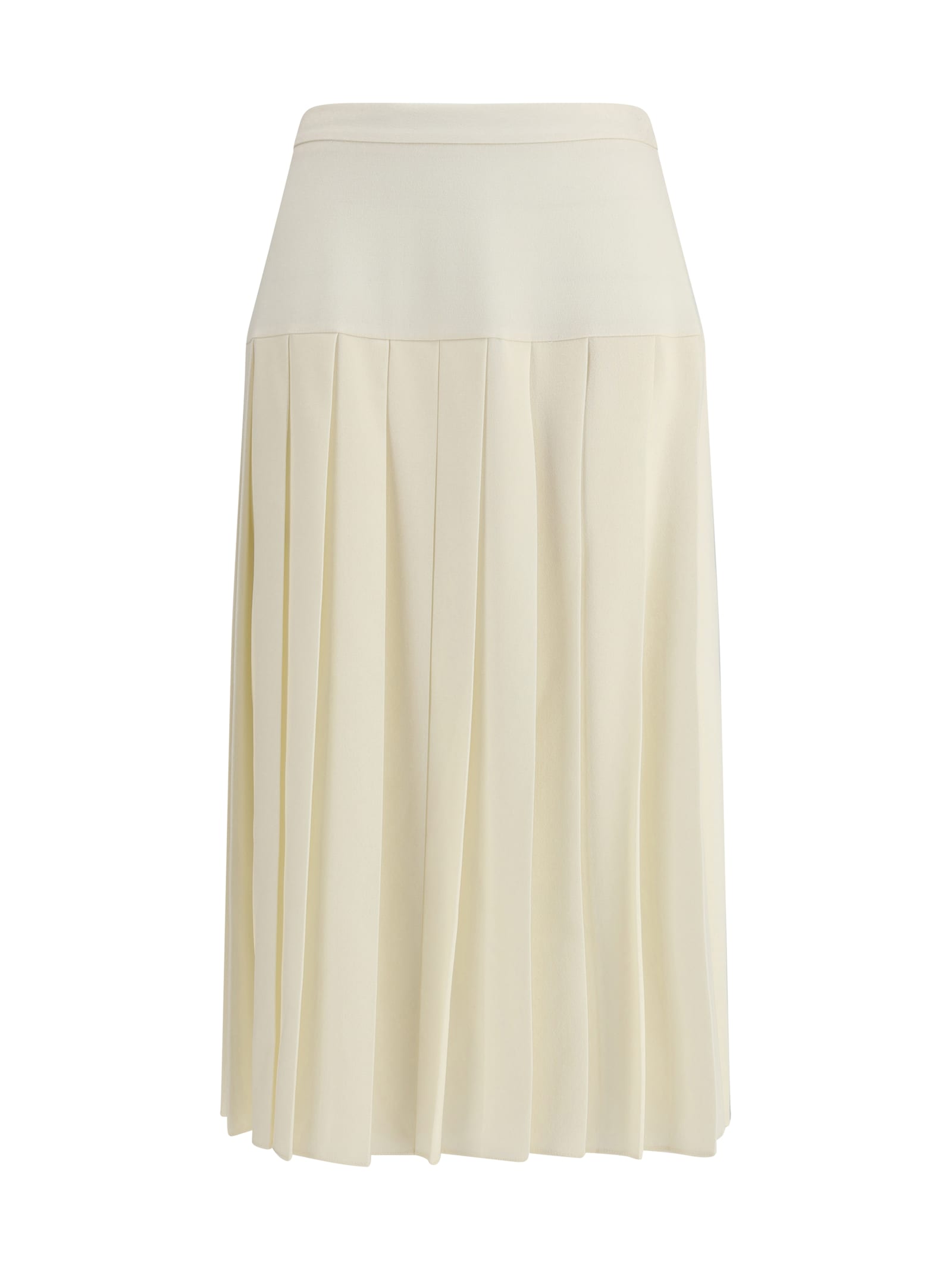 Alessandra Rich Pleated Midi Skirt