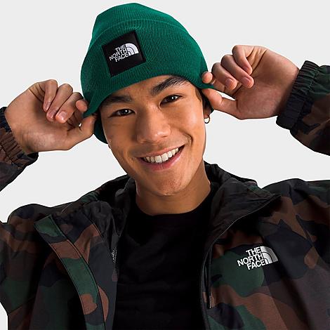 The North Face Big Box Beanie Hat in Evergreen