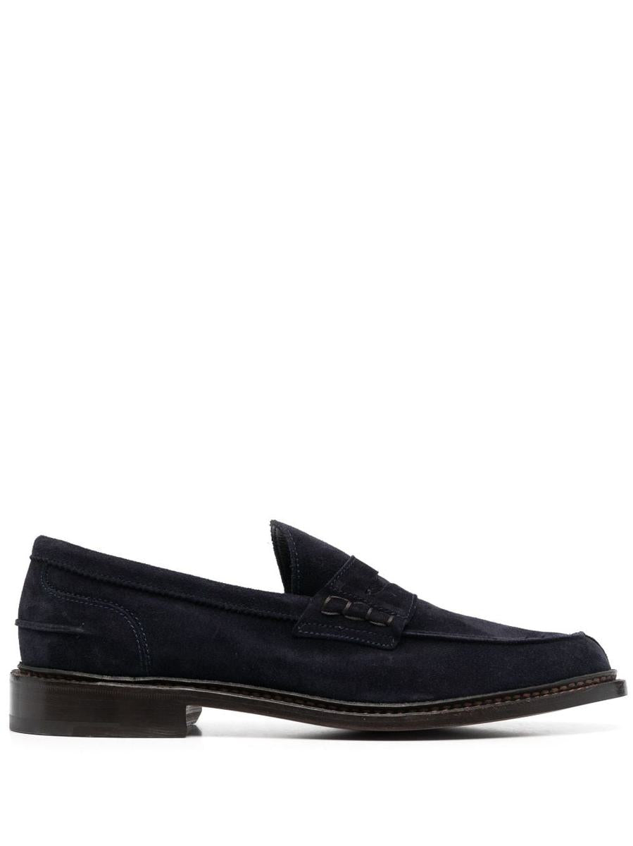 Tricker'S Adam Suede Penny Loafers Shoes