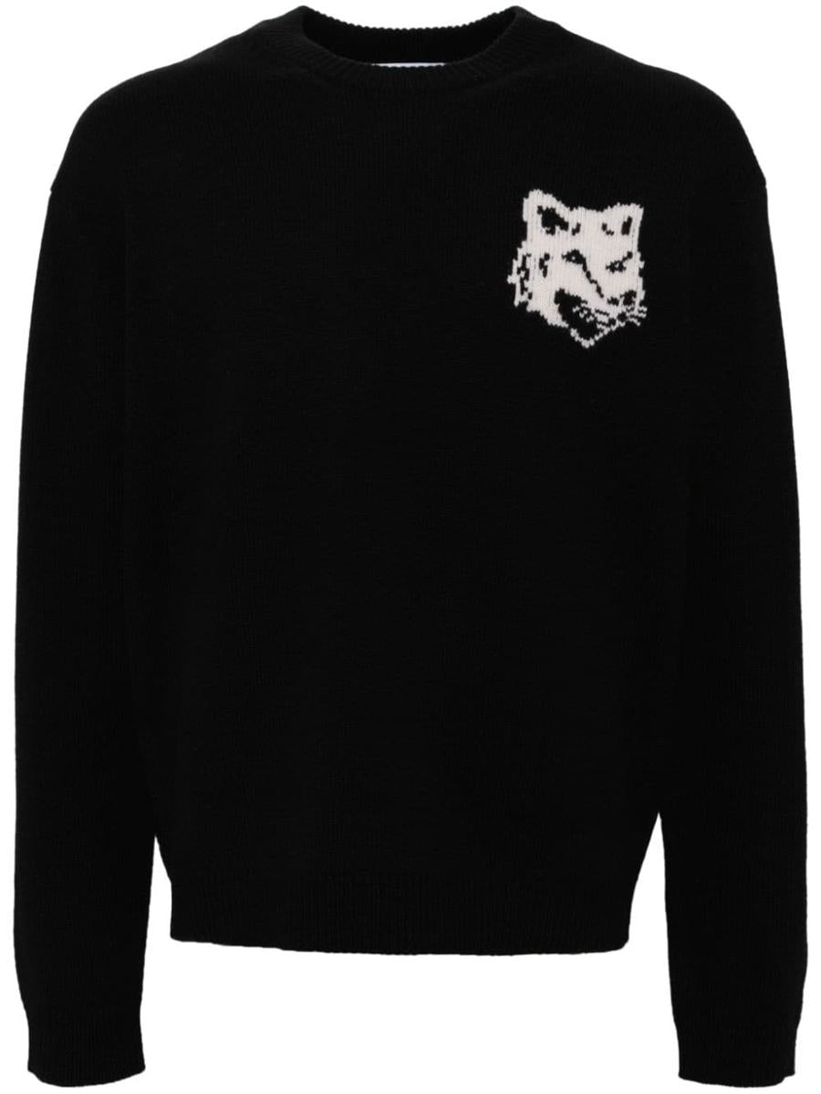Maison Kitsuné Fox Head Wool Jumper