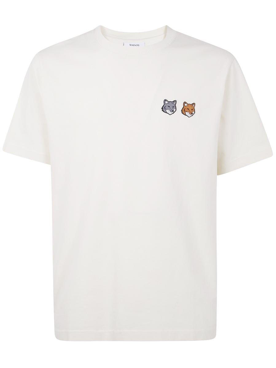 Maison Kitsuné "Double Bold Fox" Head Comfort Tee-Shirt Clothing