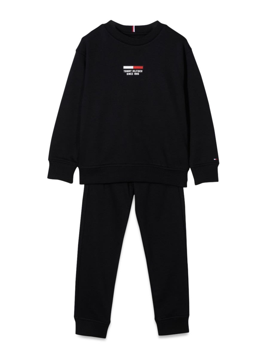Tommy Hilfiger Crewneck Sweatshirt Flag Logo + Jogger