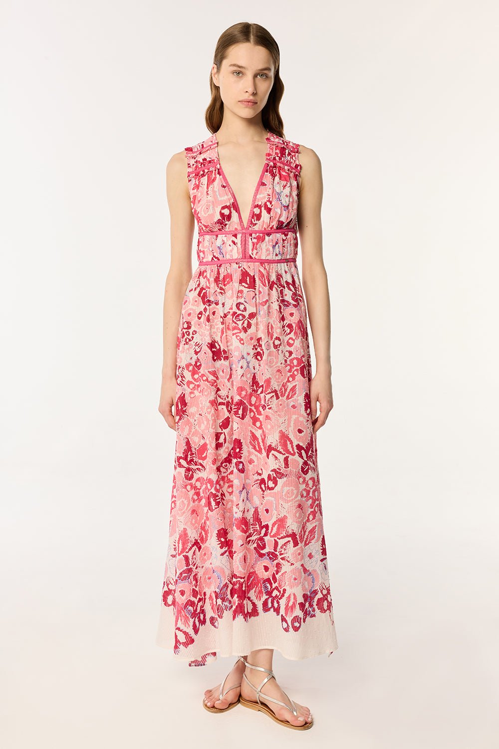 Long Dress Chiara - Pink Pencilleo