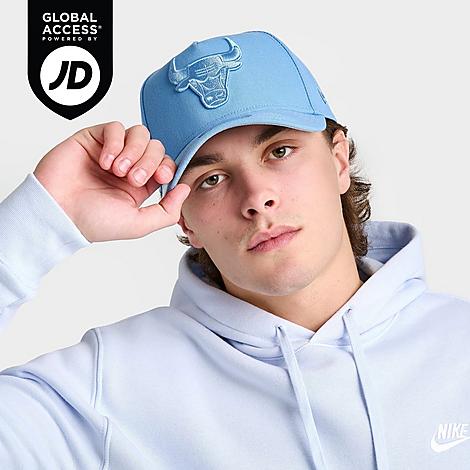 New Era Chicago Bulls NBA 9FORTY Snapback Hat in University Blue/Black