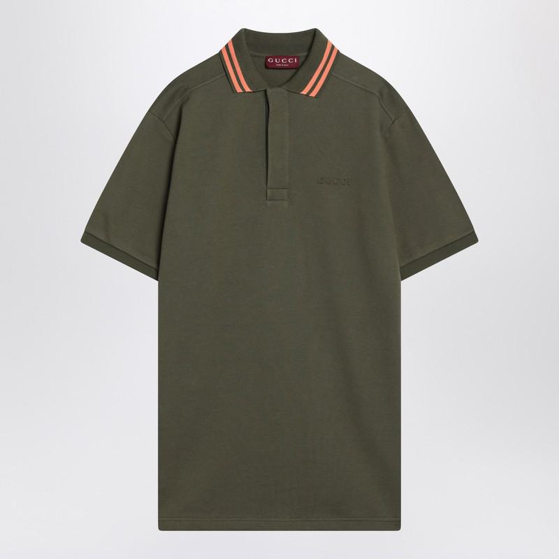 Gucci Moss Polo In Blend