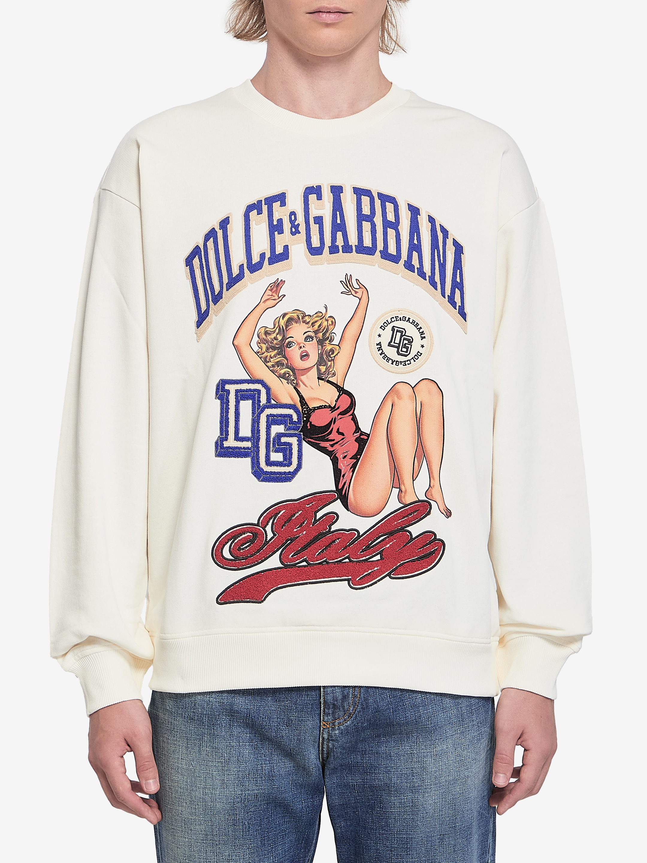 Sweatshirt with Pinup print