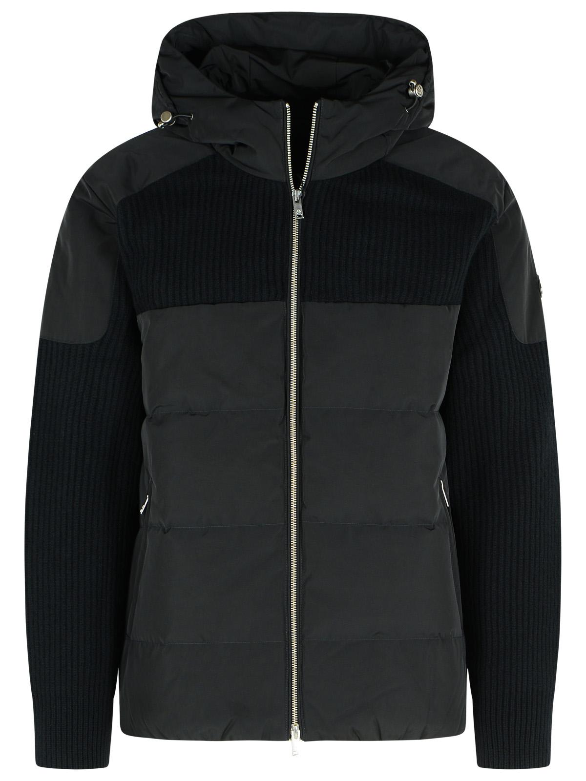 Moose Knuckles Black Wool Jacket